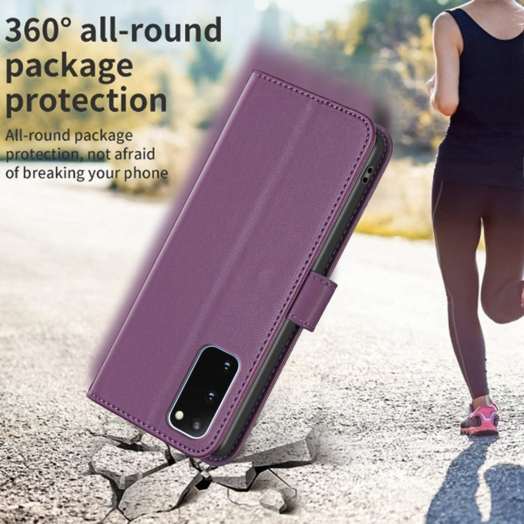 BINFEN COLOR BF17 For Samsung Galaxy S20 4G / 5G Flip Folio Wallet Cover PU Leather Stand Phone Case BINFEN COLOR BF17 For Samsung Galaxy S20 4G / 5G Flip Folio Wallet Cover PU Leather Stand Phone Case